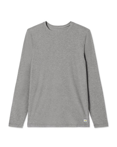 Vuori Strato Tech L/S Tee Men Heather Grey