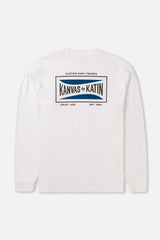 Katin Scrubber Box Fit L/S Tee Men White