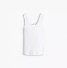 Levi's Essential Rib Tank Women White