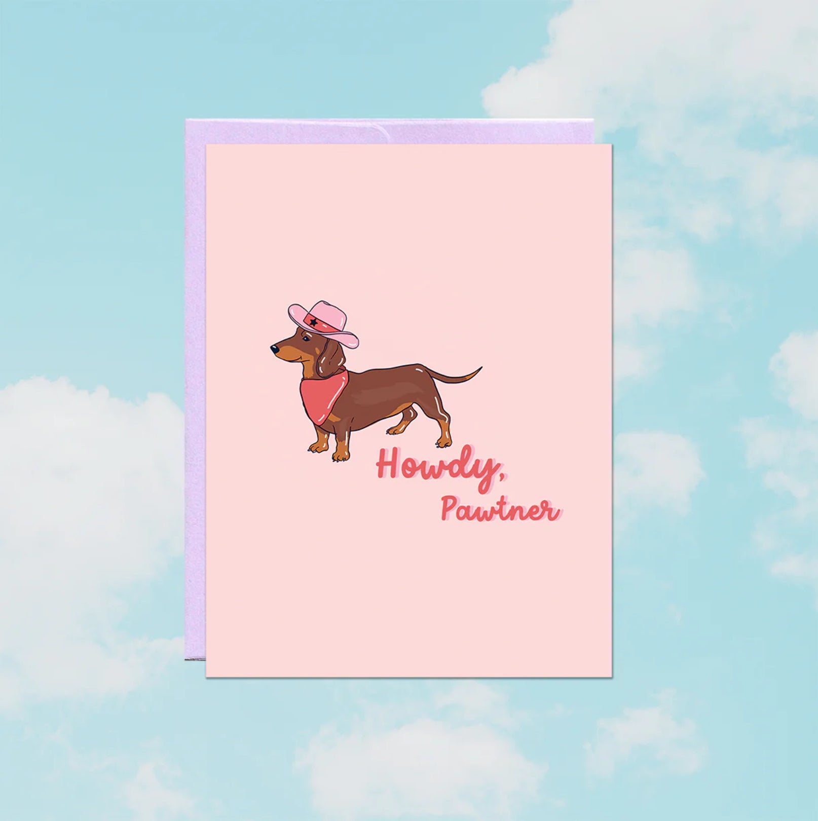 Party Mountain Paper Co. Howdy Pawtner Card