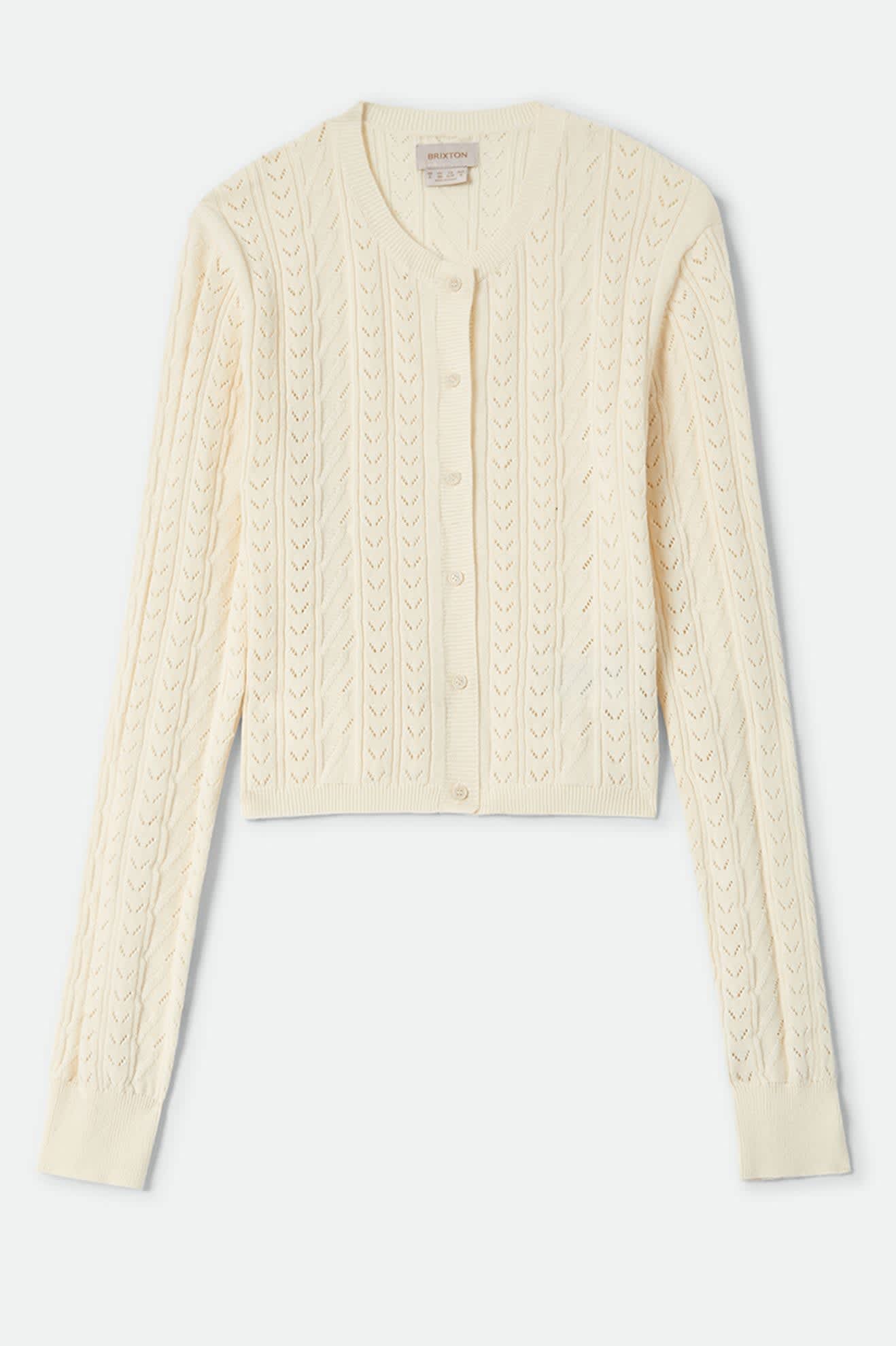 Brixton Bixby LW Cardigan Women Wax Paper