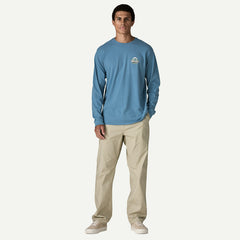 Patagonia Great Waves L/S Responsibili-Tee Men Shore Blue