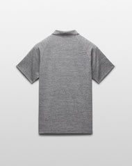 Reigning Champ Solotex Mesh Tiebreak Polo Men Heather Grey