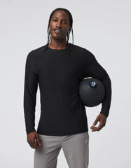 Vuori Strato Tech L/S Tee Men Black