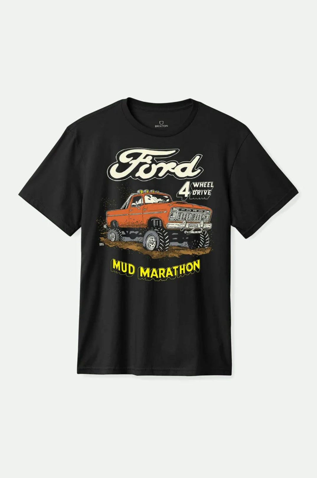 Brixton Ford Mud Marathon SS Standard Tee Men Burnt Rubber
