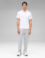 Reigning Champ Solotex Mesh Tiebreak Polo Men White