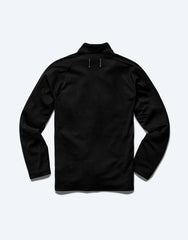 Reigning Champ Solotex Mesh Tiebreak Quarter Zip Men Heather Black