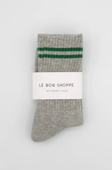 Le Bon Shoppe Boyfriend Socks Women Light Grey