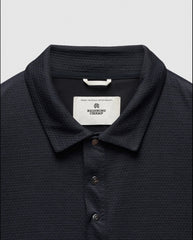 Reigning Champ Solotex Mesh Tiebreak Polo Men Navy