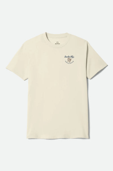 Brixton Tolman S/S Mens Cream