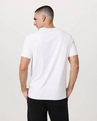 Vuori Short Sleeve Ponto Performance Tee Men White