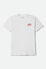 Brixton Stay Awhile S/S Mens White