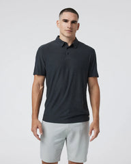 Vuori Strato Tech Polo Charcoal Heather