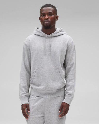 Reigning Champ Midweight Terry Standard Hoodie Men Heather Grey