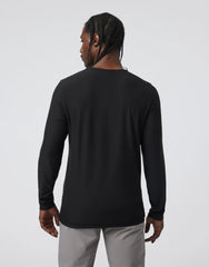 Vuori Strato Tech L/S Tee Men Black