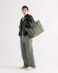 Herschel Heritage Quilted Capsule Tote Beetle