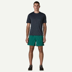 Patagonia Baggies Shorts 5 inch Men Oval Logo Gem Green