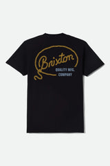 Brixton Gallatin S/S Mens Black