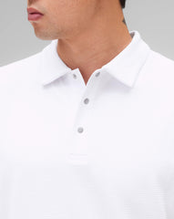 Reigning Champ Solotex Mesh Tiebreak Polo Men White