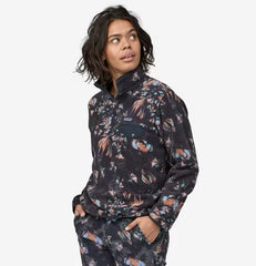 Patagonia LW Synch Snap-T P/O Women Swirl Floral Pitch Blue