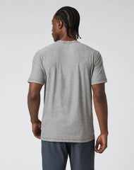 Vuori Strato Tech Tee Men Heather Grey