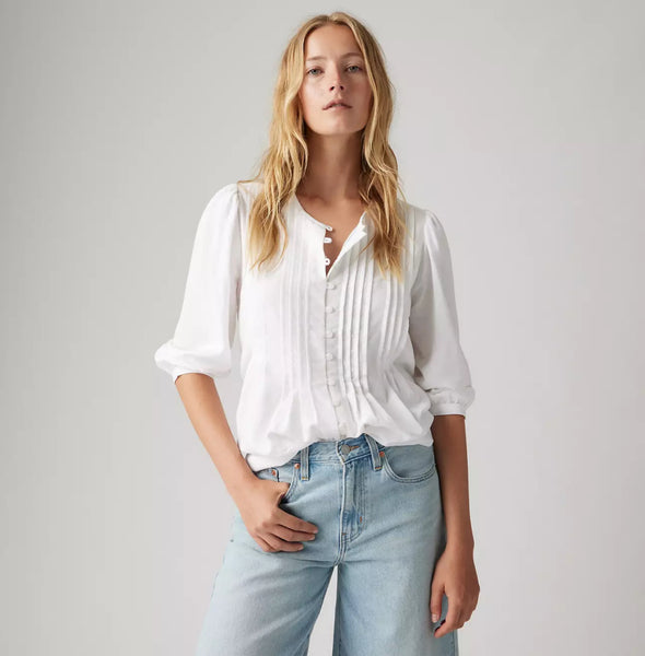 Levi's Gina Blouse Women Bright White