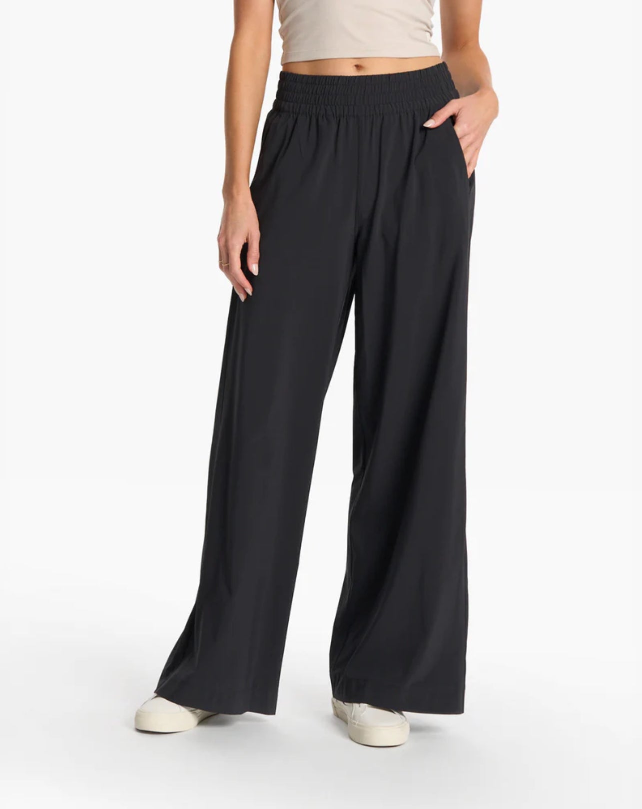 Vuori Villa Wideleg Pant Women Black