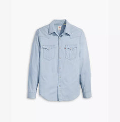 Levi's Classic Western Standard Fit Shirt Men Evergreen Lt Chambray