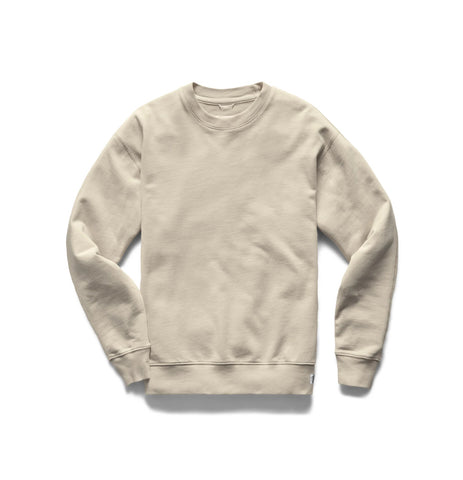 Reigning Champ Lightweight Terry Classic Crewneck Men Dune