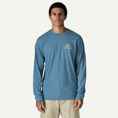 Patagonia Great Waves L/S Responsibili-Tee Men Shore Blue