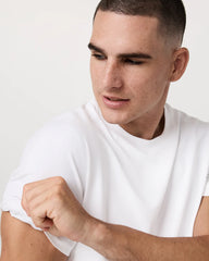 Vuori Short Sleeve Ponto Performance Tee Men White