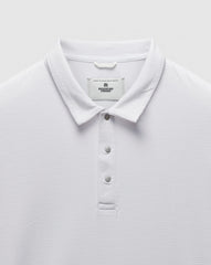 Reigning Champ Solotex Mesh Tiebreak Polo Men White