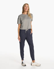 Vuori Energy Tee Women Heather Grey