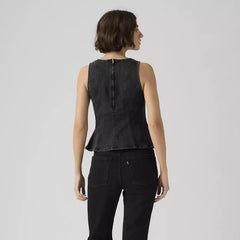 Levi’s Leighton Peplum Top Women NY Nights