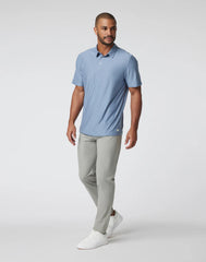 Vuori Strato Tech Polo Men Chambray Heather