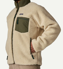 Patagonia Classic Retro-X Jacket Men Dark Natural W/ Basin Green
