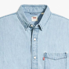 Levi's Short Sleeve Classic 1 Pocket Shirt Men Franklin Stone Wash