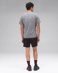 Reigning Champ Solotex Mesh Tiebreak T-Shirt Men Heather Grey