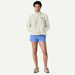 Patagonia Micro D 1/2 Zip Fleece Women Birch White