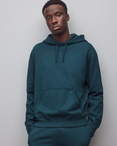 Reigning Champ Midweight Terry Relaxed Hoodie Men Atlantic