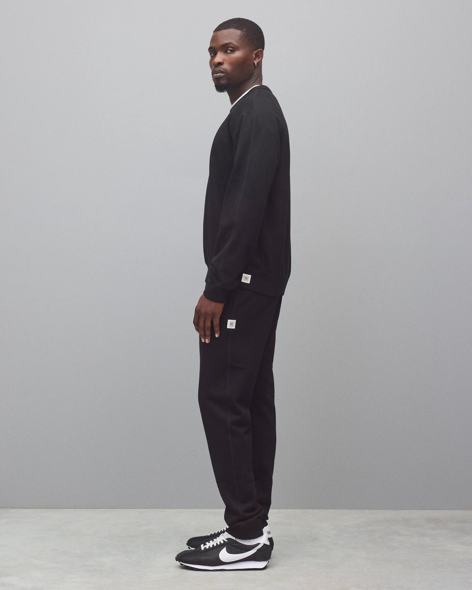 Reigning Champ Midweight Terry Slim Sweatpant Men Black