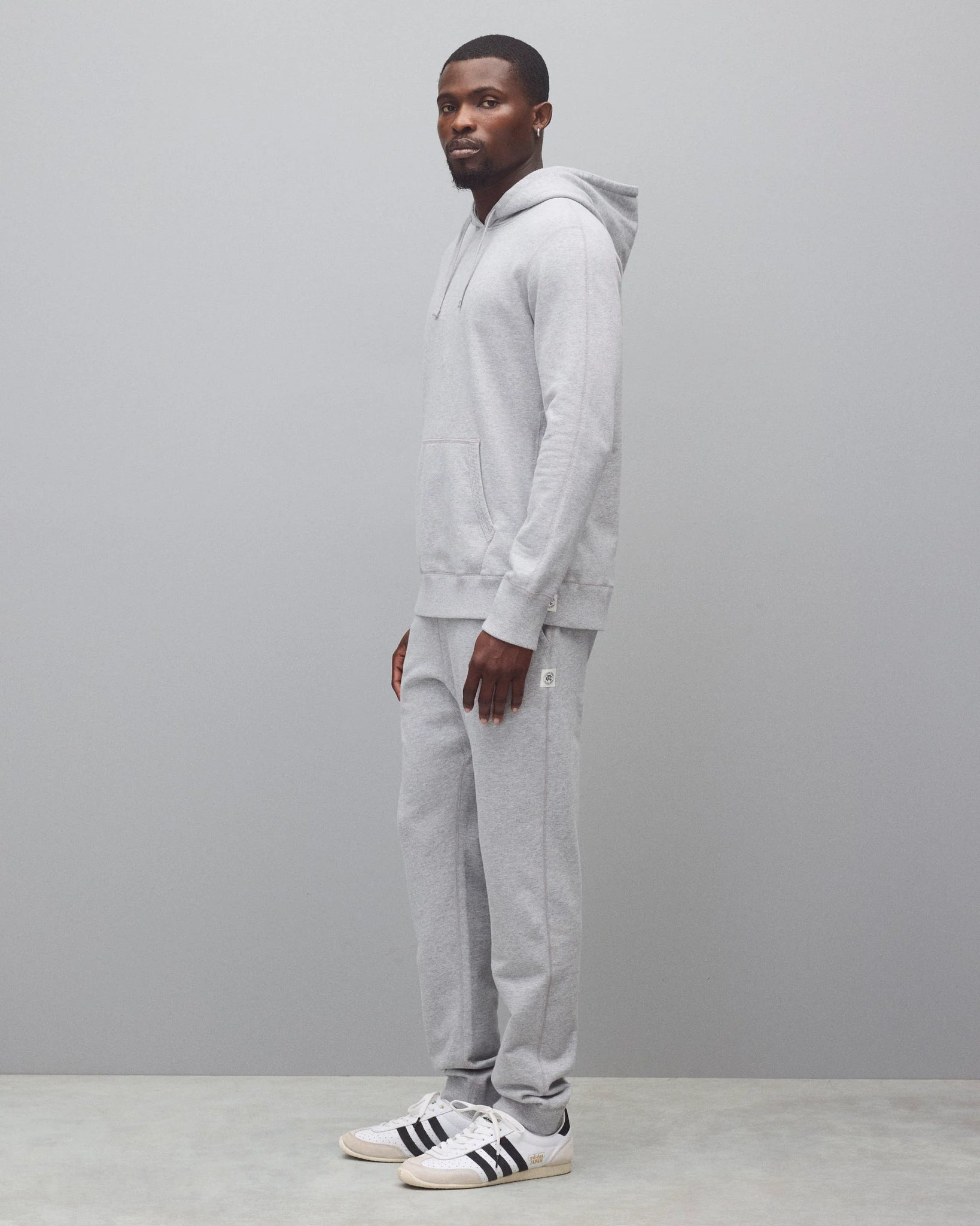 Reigning Champ Midweight Terry Slim Sweatpant Men Heather Grey