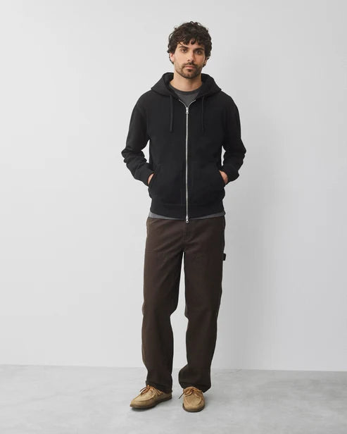 Reigning Champ Midweight Terry Standard Zip Hoodie Men Black