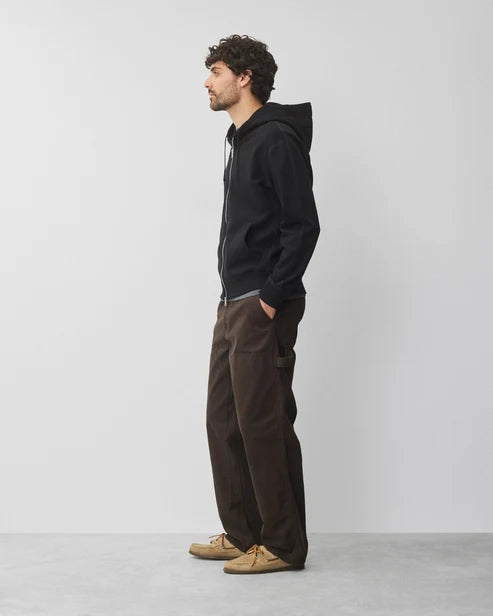 Reigning Champ Midweight Terry Standard Zip Hoodie Men Black