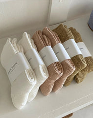 Le Bon Shoppe Cottage Socks Women White Linen