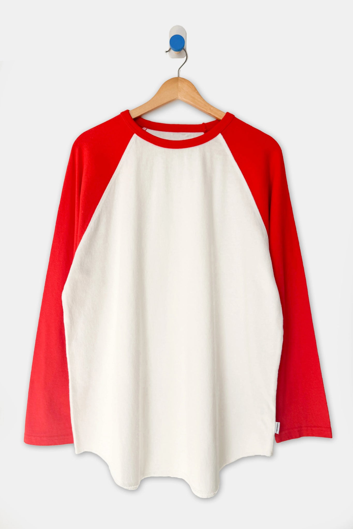 Le Bon Shoppe Heavy Cotton Raglan Women White/Tomato