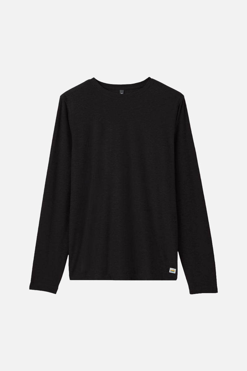 Vuori Strato Tech L/S Tee Men Black