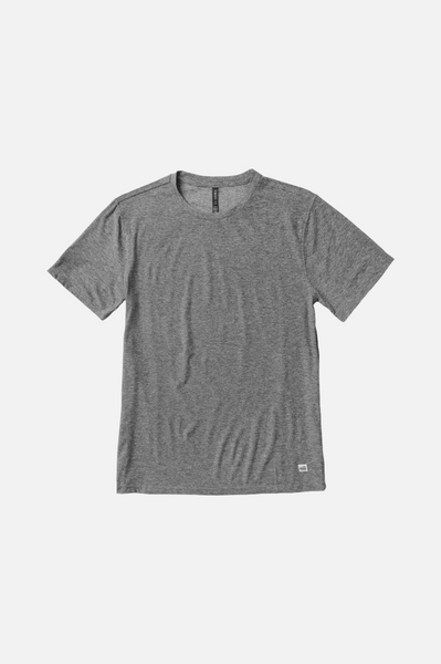 Vuori Strato Tech Tee Men Heather Grey