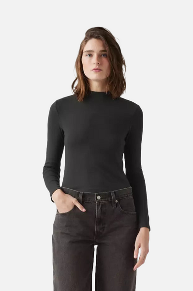 Levi's Effortless LS Tee Women Anthracite Night