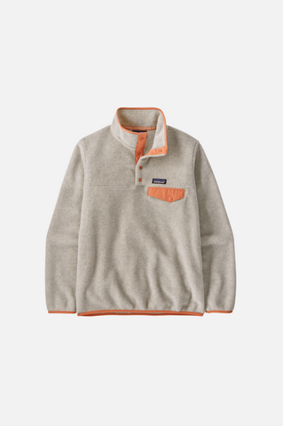 Patagonia LW Synch Snap-T P/O Women Oatmeal Heather Heirloom Peach